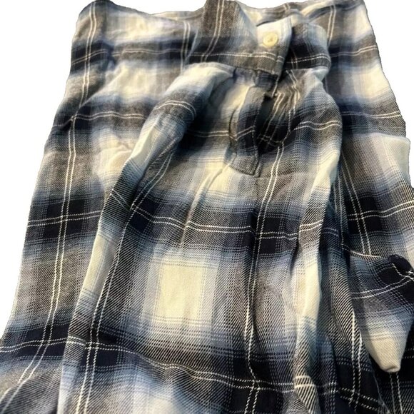 Gap The Easy Shirt Blue/Black Plaid Flannel plus size XXL NWT - Picture 6 of 10